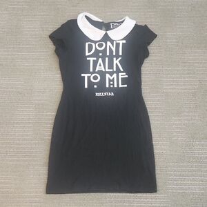 Killstar Don't Talk To Me Dress Size Large
